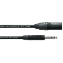Cable de audio jack estéreo/XLR macho 5 m