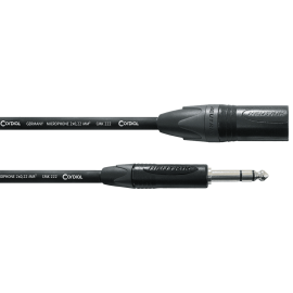 Cable de audio jack estéreo/XLR macho 5 m
