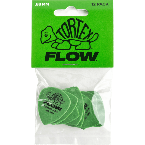 PACK 12 PÚAS TORTEX FLOW -  0,88 MM