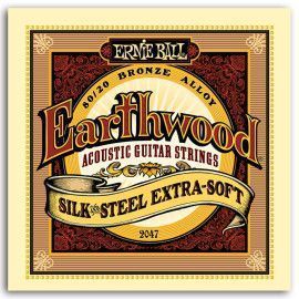JUEGO ACÚSTICA EARTHWOOD 80/20 BRONZE SILKSTEEL XSOFT10-50