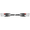 CABLE AUDIO PVC JACK MONO(x2)-JACK MONO(x2) SS - 2 m