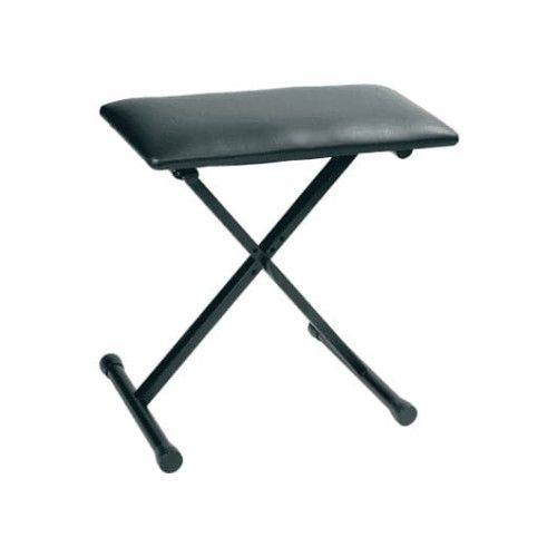Asiento ajustable para teclado. Color negro