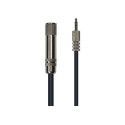 Cable de 3 metros de largo. Jack stereo macho de 3,5 a jack stereo hembra de 6,35