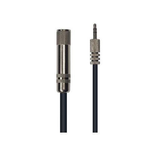 Cable de 3 metros de largo. Jack stereo macho de 3,5 a jack stereo hembra de 6,35