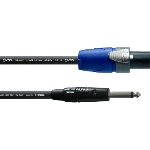 Cable Altavoz Speakon 2 polos/jack 1,5m