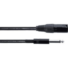 Cable de audio jack XLR/mono macho 10 m