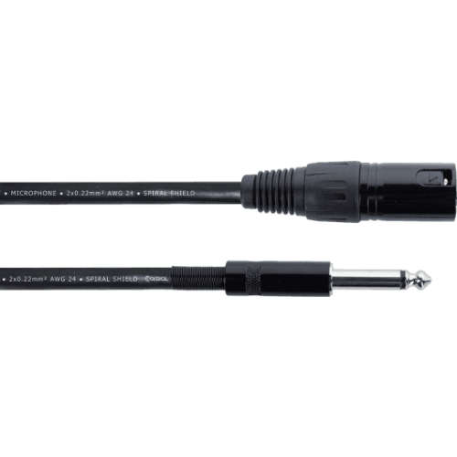 Cable de audio jack XLR/mono macho 10 m