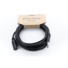 Cable de audio jack XLR/mono macho 10 m