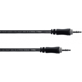 Cable de audio minijack estéreo de 3 m