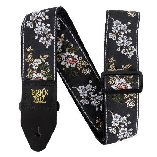 CORREA EB GUIT/ BAJO JACQUARD - WHITE BLOSSOM