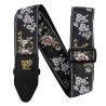CORREA EB GUIT/ BAJO JACQUARD - WHITE BLOSSOM
