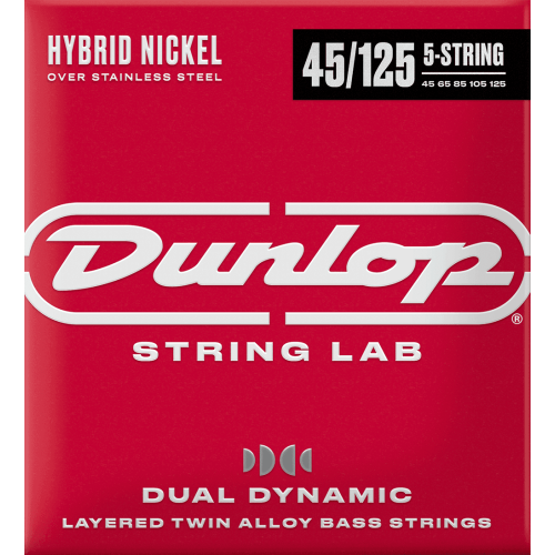 JUEGO BAJO ELÉCTRICO NICKEL DUAL DINAMIC HYBRID 5St. 45-125