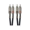 Cable de 1 metro de largo. 2 RCA macho a 2 RCA macho