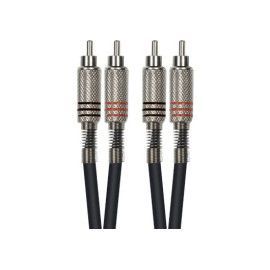 Cable de 1 metro de largo. 2 RCA macho a 2 RCA macho