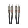 Cable de 1 metro de largo. 2 RCA macho a 2 RCA macho