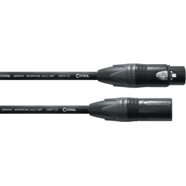Cable de micrófono XLR 5 m dorado
