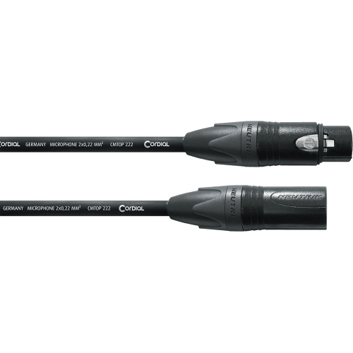 Cable de micrófono XLR 5 m dorado
