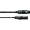 Cable de micrófono XLR 5 m dorado