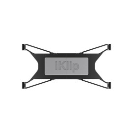 Soporte universal para iPads y tablets que se coloca en un pie de micrófono IKLIP