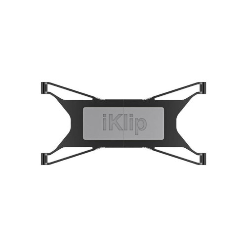 Soporte universal para iPads y tablets que se coloca en un pie de micrófono IKLIP