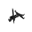 Soporte universal para iPads y tablets que se coloca en un pie de micrófono IKLIP