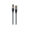 Cable de 6 metros de largo. Ideal para micrófonos. Conectores Neutrik. XLR macho a XLR hembra