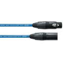 Cable de micrófono XLR 5 m azul