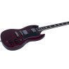Guitarra eléctrica Eko Starter DV300 tipo SG - Roja