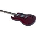 Guitarra eléctrica Eko Starter DV300 tipo SG - Roja