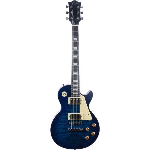Guitarra eléctrica Eko Starter LS300 tipo LP - Azul Quilted