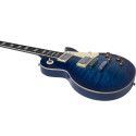 Guitarra eléctrica Eko Starter LS300 tipo LP - Azul Quilted