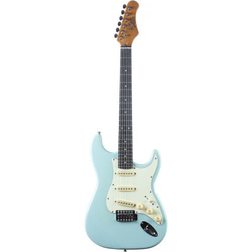Guitarra eléctrica Eko Starter ST300 tipo Strat - Azul Daphne