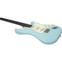 Guitarra eléctrica Eko Starter ST300 tipo Strat - Azul Daphne