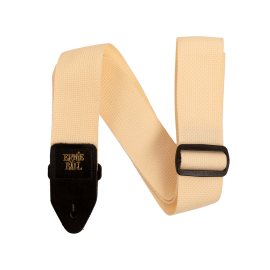 CORREA GUIT/ BAJO POLYPRO - CREMA & NEGRO
