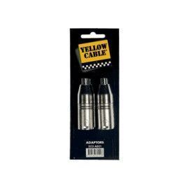 Adaptador de RCA hembra a 2 XLR macho