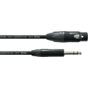 Cable de audio jack estéreo/XLR hembra de 2,5 m