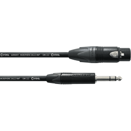 Cable de audio jack estéreo/XLR hembra de 2,5 m