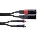 Cable de audio XLR/RCA macho dual de 1,5 m
