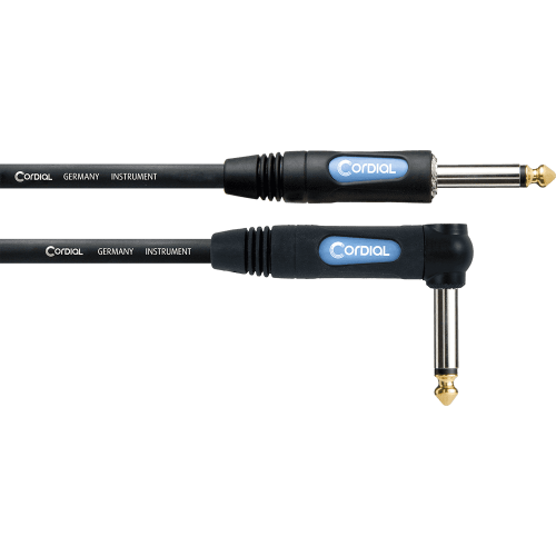 Cable de instrumento jack-jack Recto/Acodado de 1,5m