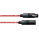Cable de micrófono XLR 5 m rojo