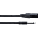 Cable de audio XLR macho / jack estéreo - 6 m