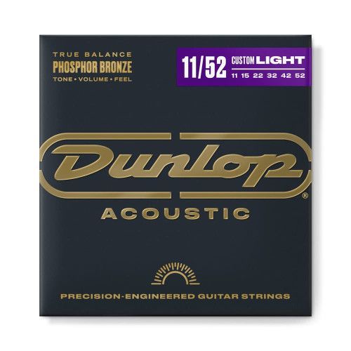 JUEGO ACÚSTICA PHOSPHOR BRONZE MEDIUM LIGHT 11-52