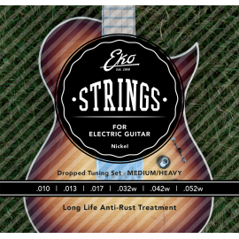 JUEGO GUITARRA ELÉCTRICA NICKEL REGULAR 10-52