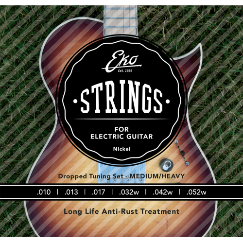 JUEGO GUITARRA ELÉCTRICA NICKEL REGULAR 10-52