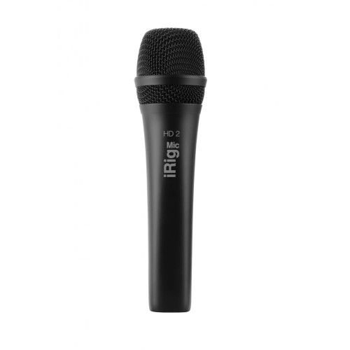 Micrófono Digital de mano de alta definición para iPhone, iPod touch, iPad y Mac Negro