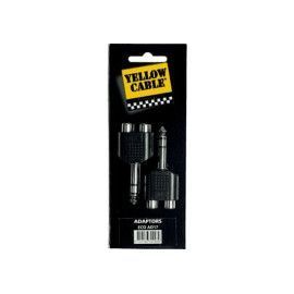 Adaptador de 1/4? Stereo macho a 2 RCA hembra