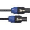 Cable de 3 metros de largo. 2 conectores speakon