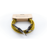 Cable de guitarra jack recto/acodado tweed 3m amarillo