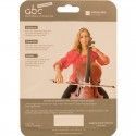 "Guía arco ABC corrector cello 4/4-1/4 blanco"