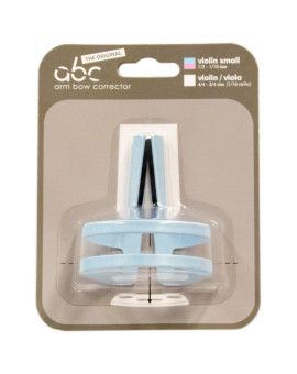 Guía para arco violín ABC corrector 1/4-1/16 azul